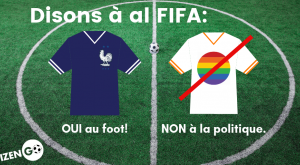 Non au LGBT dans le foot
